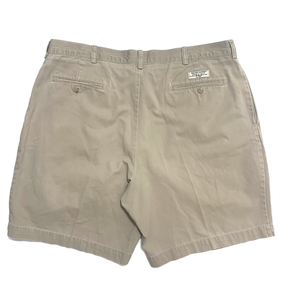 Polo Ralph Lauren Chino Khaki Pleated Shorts - Picture 2 of 5